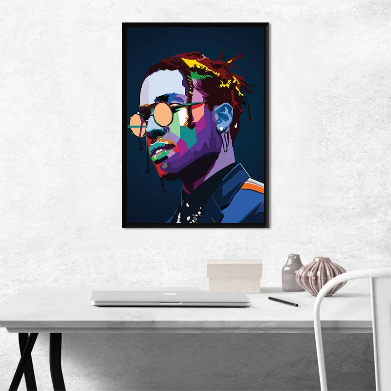 

Rapper Wall Art Poster Canvas Painting Nordic Wall Pictures Living Room Home Decor No Frame