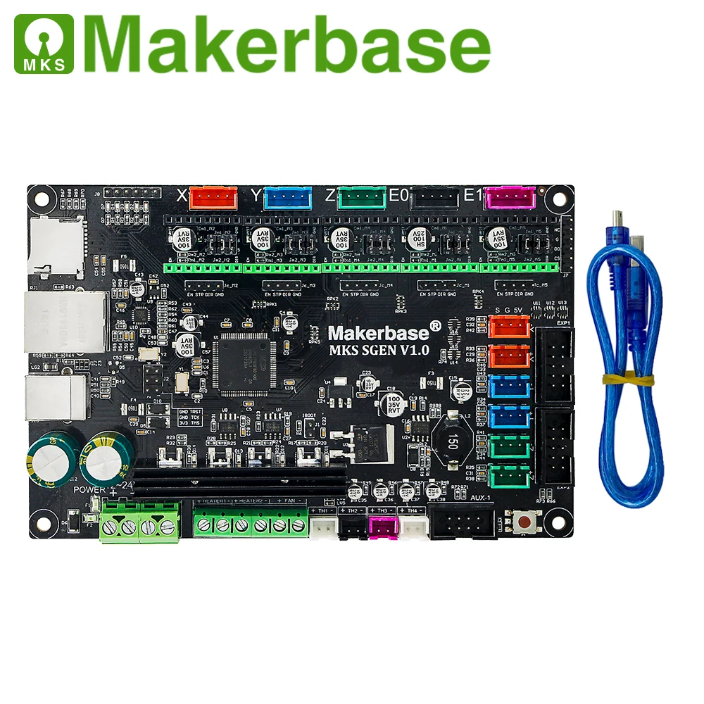 Детали для 3D-принтера, плата контроллера MKS SGen Smoothieboard 32 бита с открытым исходным кодом, MKS sbase, обновленная