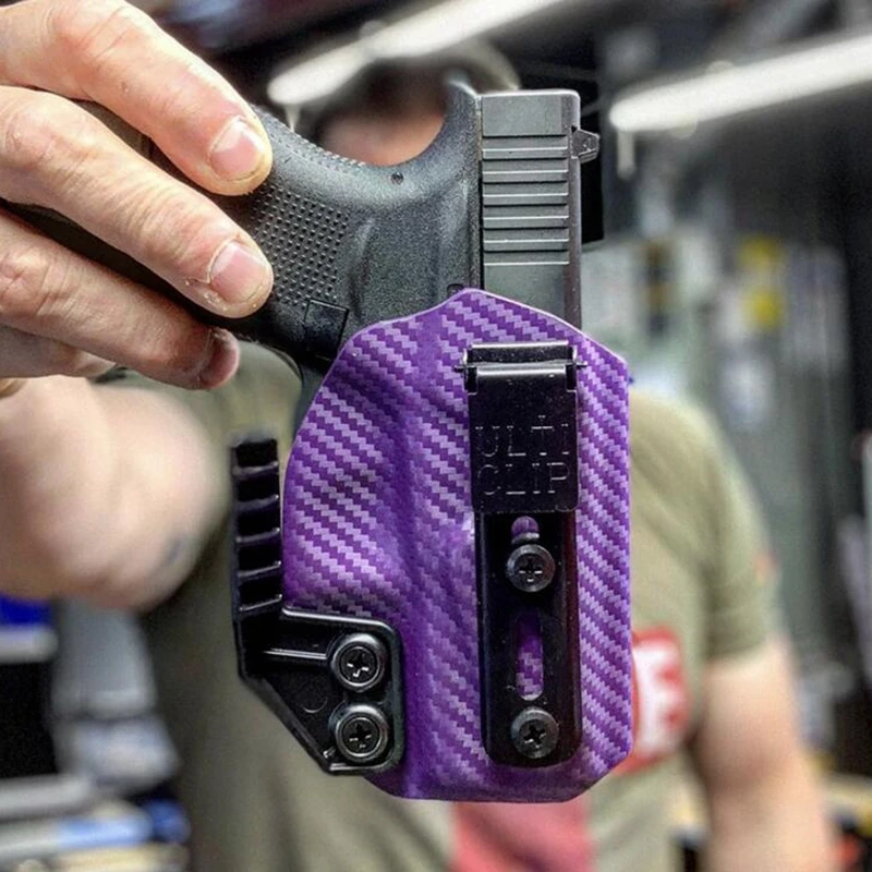 

Tactical Gun Holster Ulticlip Hunting Quick Clip Adjustable Cant for IWB OWB Kydex Scabbard Waist Steel Clamp