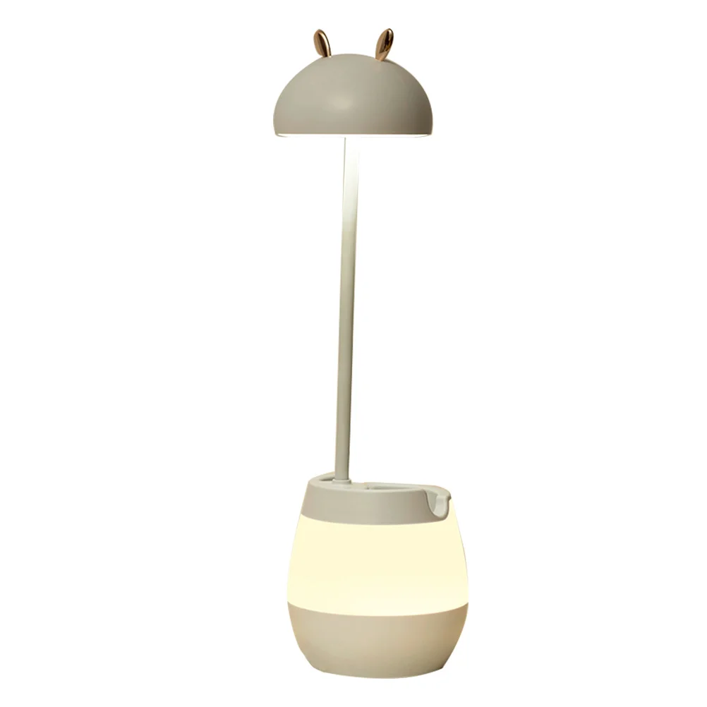 

1Pc Adorable Home Table Light Bendable Night Light Novel Reading Light White