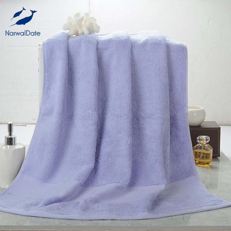 Роскошное полотенце для ванной комнаты из Египта однотонное мягкое банное