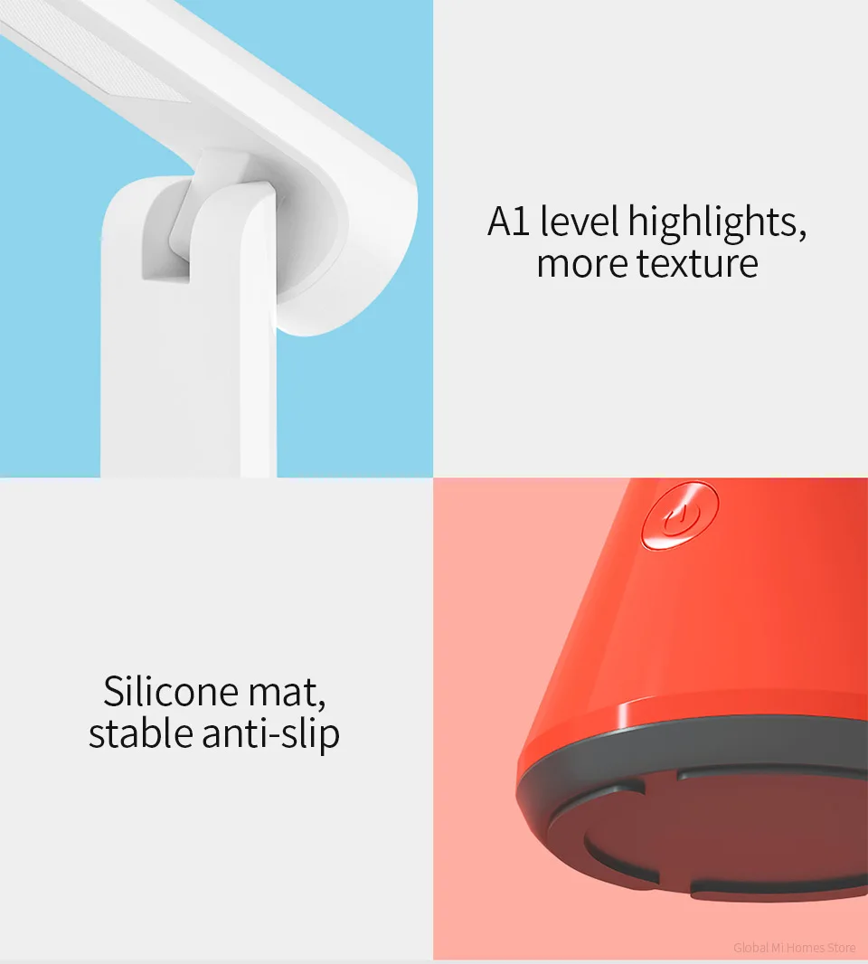 Xiaomi Mijia YEELIGHT Yeelight Складная заряжаемая настольная лампа светодиодный портативный стол для обучения стол в общежитие освещения