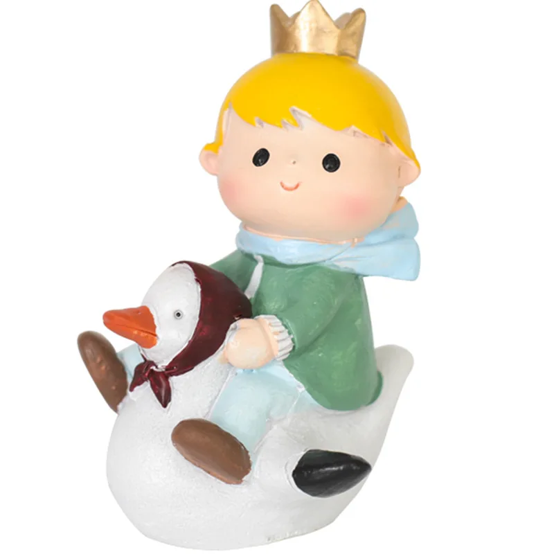 

Креативное украшение для торта Маленького принца из смолы, украшение для детского кабинета, винного шкафа, украшение для стола