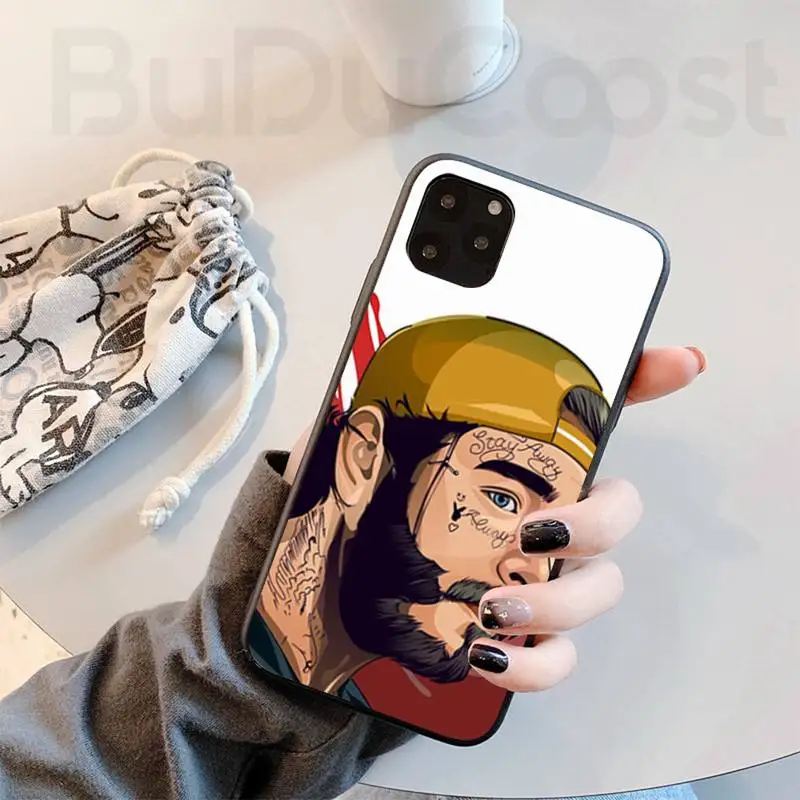 

Hrmes Post Malone Phone Case for iphone 11 Pro 11 Pro Max X XS XR XS MAX 8plus 7 6splus 5s se 7plus SE 2020 case