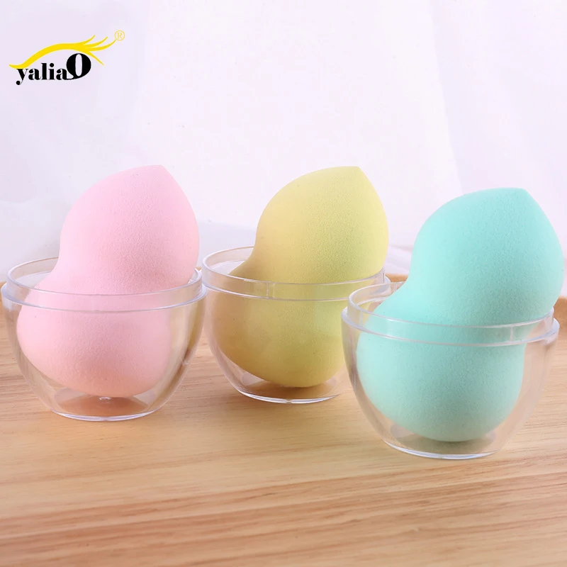 YALIAO пакетированная Тыква Форма Косметическая пуховка блендер основа гладкая