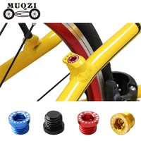 muqzi aluminum bicycle screw bolt for v brake hole v brake boss cantilever brakes post mount screws m101 25 mtb fixed gear road