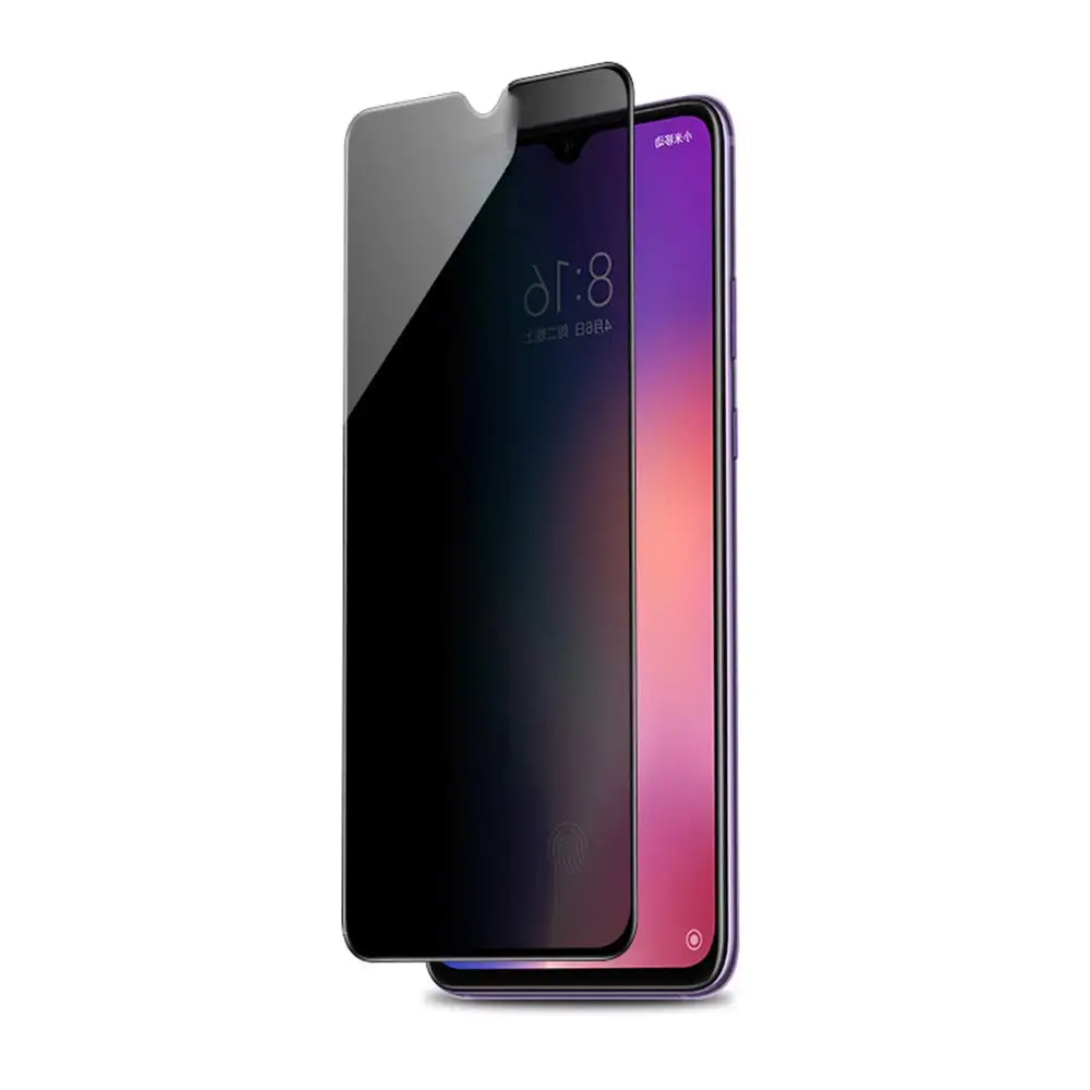 Анти шпионское закаленное стекло чехол для Xiaomi Poco X3 Mi 9 8 Mi9 SE Mi8 Pro открытый экран