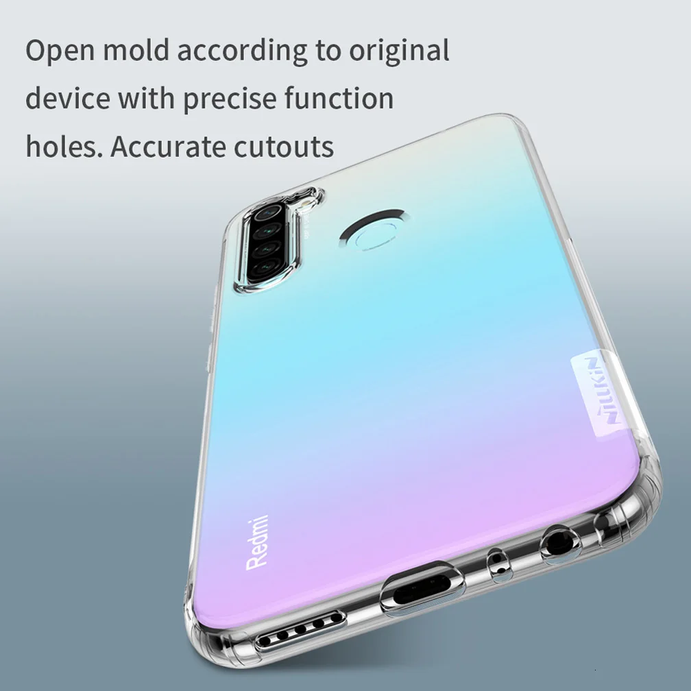 Мягкий ТПУ чехол Nillkin для Xiaomi Redmi Note 8 pro, тонкий силиконовый чехол для Xiaomi Redmi Note 8 t, чехол для глобальной версии