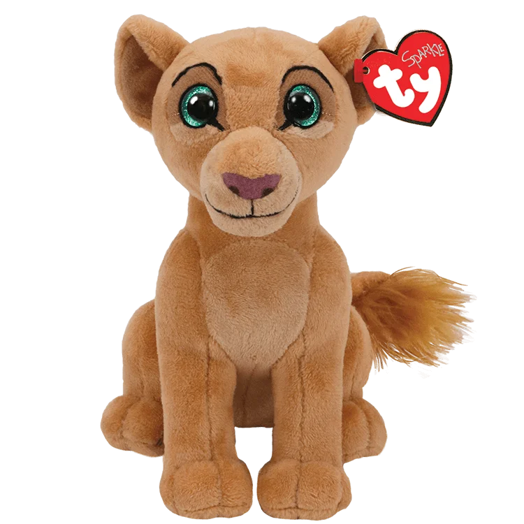 Игрушки плюшевые Ty большие глаза фигурки животных Король джунглей муфаса Симба