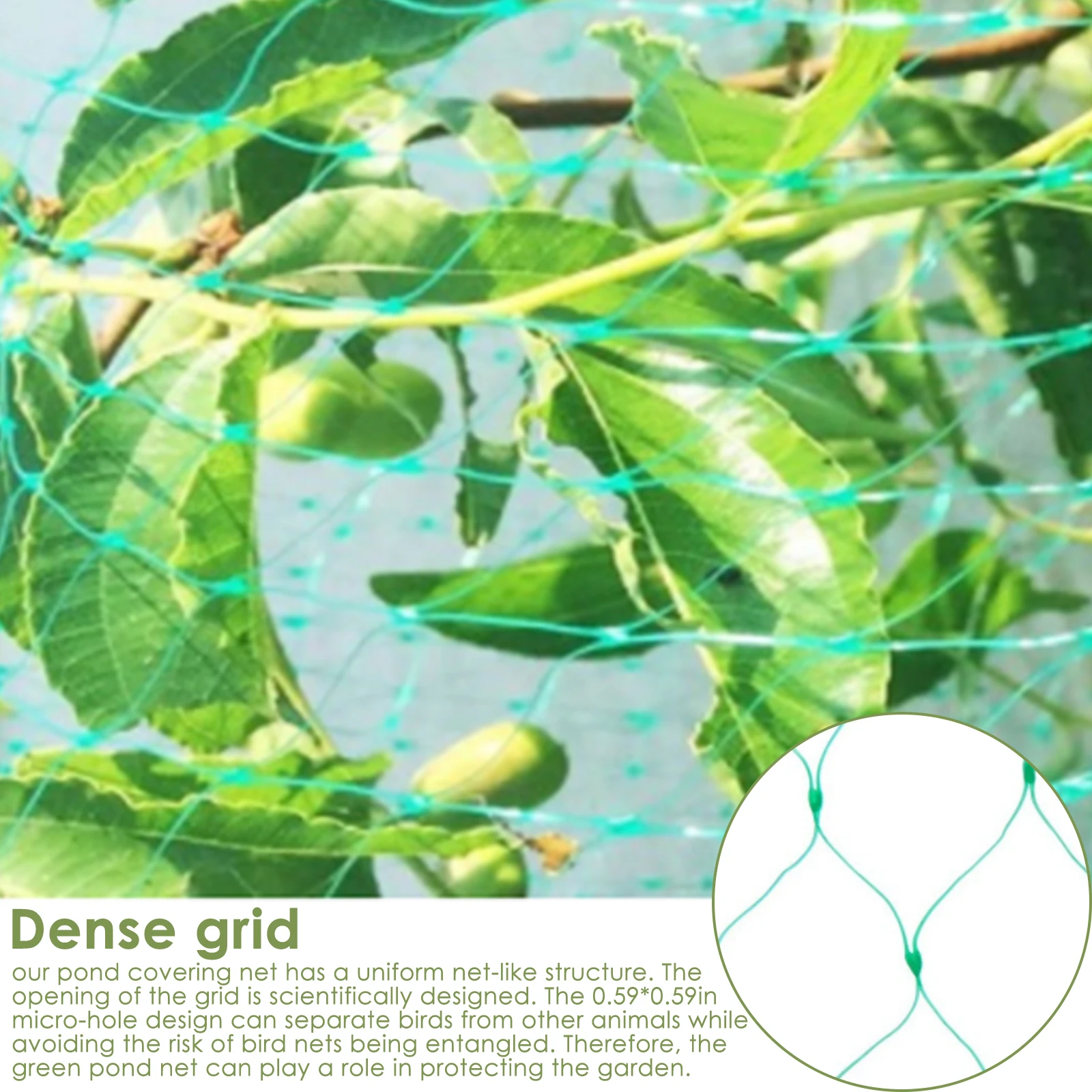 

Anti Bird Netting Plastic Pond Fruit Tree Vegetables Net Protection Crops Flower Garden Mesh Net Pest Control Garden Pond Net