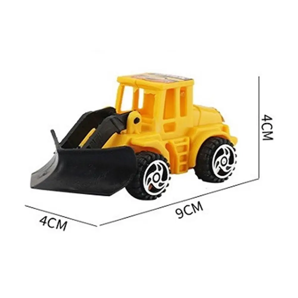 

Cute Mini Excavator Bulldozer Diecasts Engineering Vehicle Toy Car Model Hobbies Kids Baking Cake Decoration