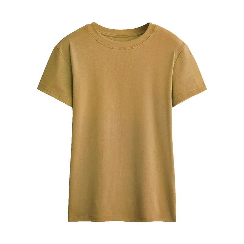 

Classic high-quality summer fashion cotton casual short-sleeved breathable women's T-shirt