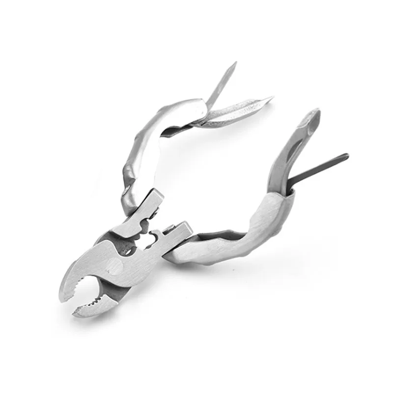 

9 In1 Stainless Steel Foldaway Knife Keychain Screwdriver Outdoor Portable Folding Plier Camping Survival EDC Tool z1