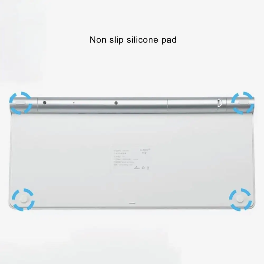 Перезаряжаемая беспроводная клавиатура и мышь английская стандартная бесшумная