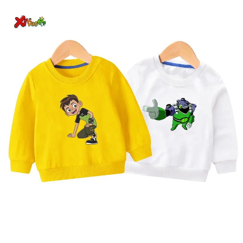 Толстовки для маленьких мальчиков Ben10; худи для маленьких мальчиков; хлопковые детские толстовки с капюшоном; детская одежда; толстовки с длинными рукавами; спортивная одежда для малышей