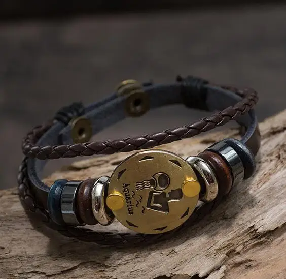 Новая мода 12 ювелирные изделия с созвездиями Козерога Водолей рыбы Овен Телец