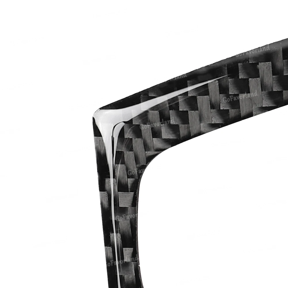 Углеродное волокно черное отверстие для запуска двигателя крышка рамы отделка