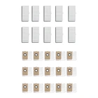 10 шт. Hepa-фильтр для Proscenic M7 Pro и 15 шт. для Proscenic M7 Pro M8 Pro Robot герметичный специальный пылесборник