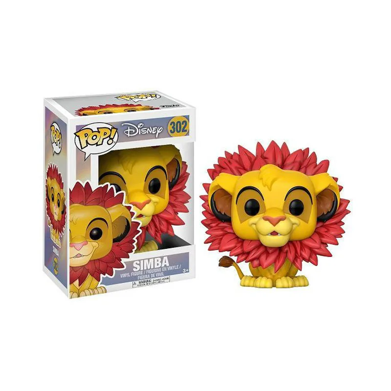 Funko-поп официальный мультфильм Король Лев-Simba (грива) ПВХ фигурка Коллекционная