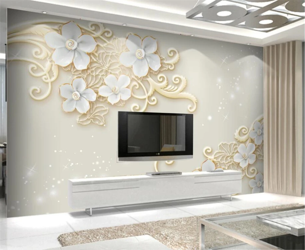 Большой заказ обоев с изображением ледяного сердца нефрита кости Европейский