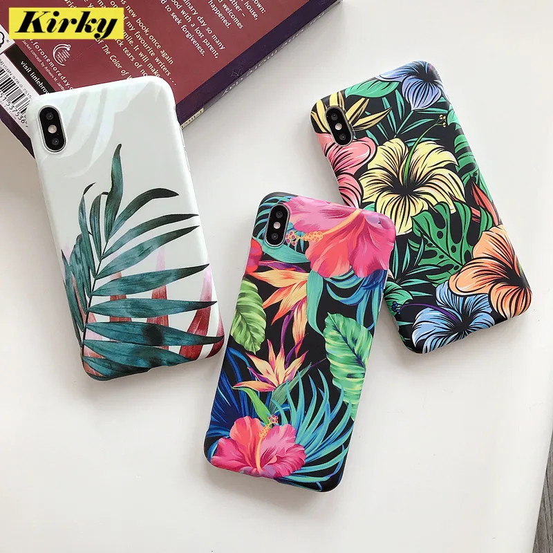 literature Painting Beautiful Flower Shockproof Phone Case For iPhone 11Pro 6 6s 7 8 Plus X XR XS Max 11 Silicone protect Cover | Мобильные