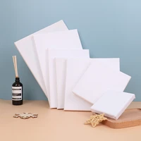 1pc white blank square artist canvas for canvas oil paintingwooden board frame for primed oil acrylic paint