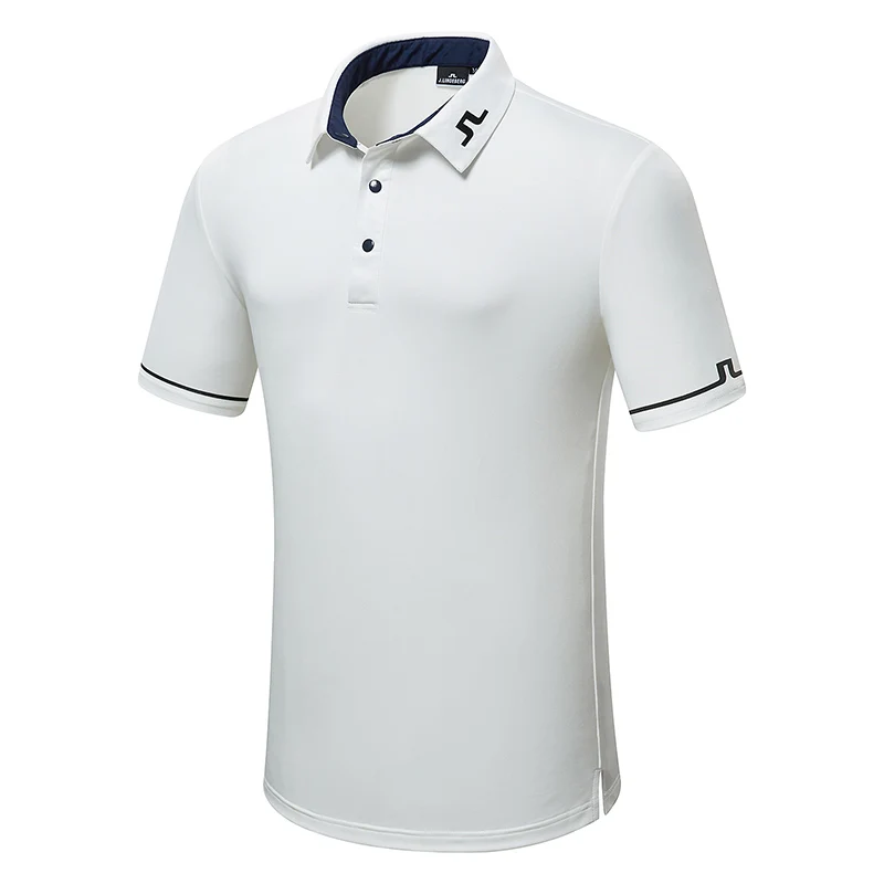 Summer Golf Wear Men's Short-sleeved T-shirt Quick-drying Breathable Sweat-absorbent Polo Shirt