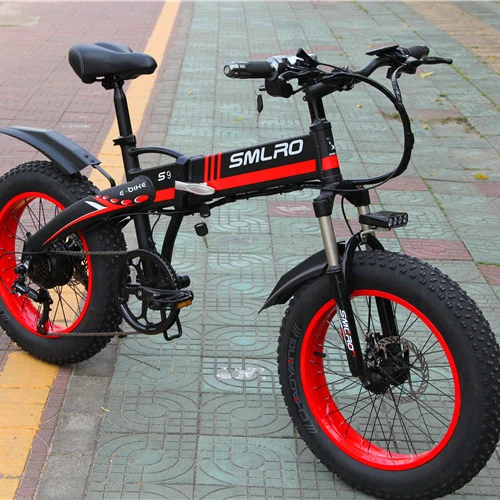 S9f 20 дюймов складной электрический велосипед с электроприводом 48v 350 Вт толстыми