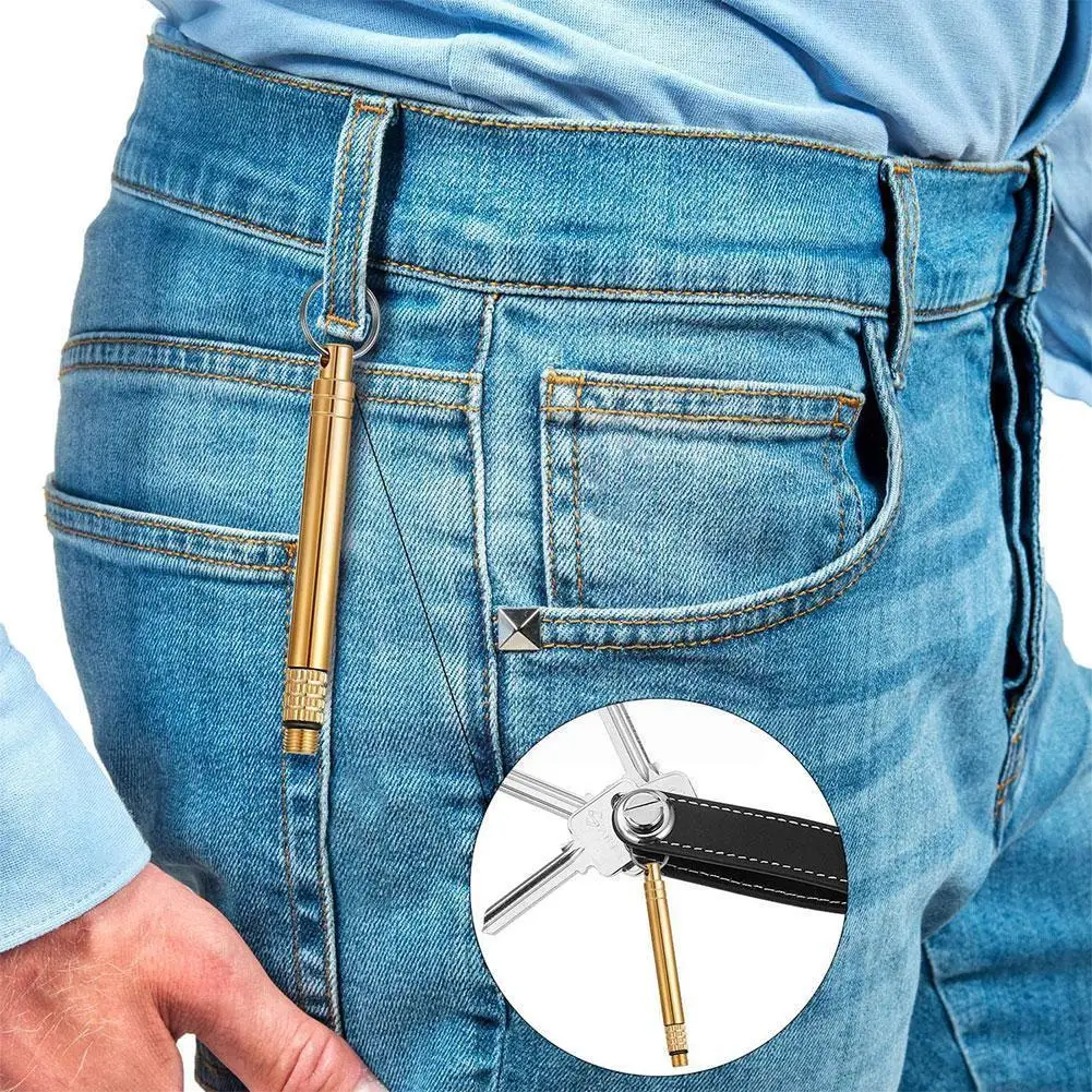 

Toothpick Self-defense Weapon Survival Tool Keychain Edc Picnic Gadget For Man Woman Outdoor Camp Equipment W8d6