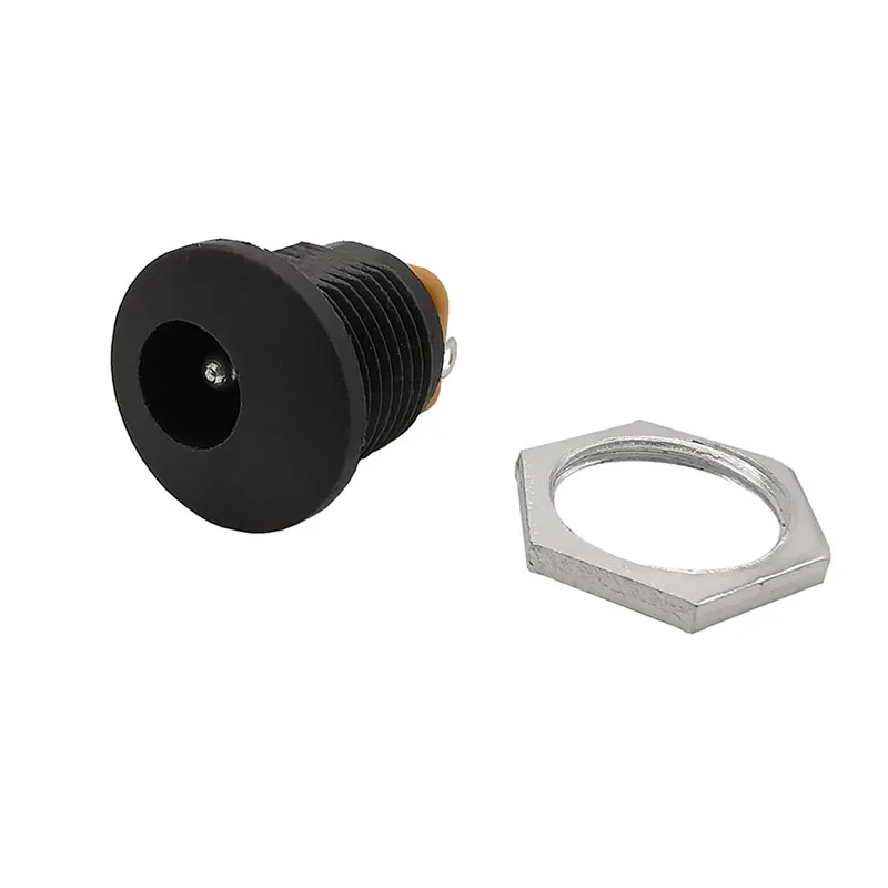 10Pcs DC-022 5.5mm x 2.1mm DC Power Female Socket Connector 5.5*2.1mm Jack Panel Mounting Interface Supply Plug Adapter | Обустройство