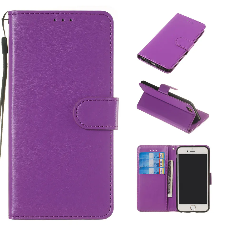 Purple B Чехол для телефона iPhone 11 Pro Max Магнитный чехол для apple X XS XR 8 7 6 6S Plus 6+ откидной кожаный чехол-кошелек D01F - Цвет: Purple B