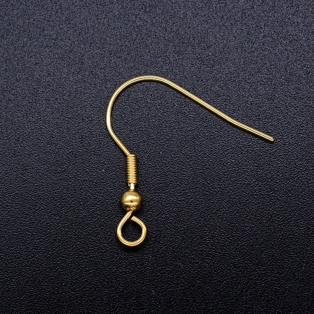 Wholesale Dropshipping Jewelry Finding Accessories - 50pcs/lot Stainless Steel Earring Hook Clasp image 5