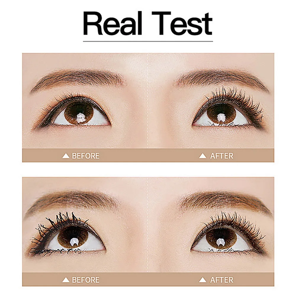 Натуральная черная тушь для ресниц водостойкая долговечная Подкручивающая