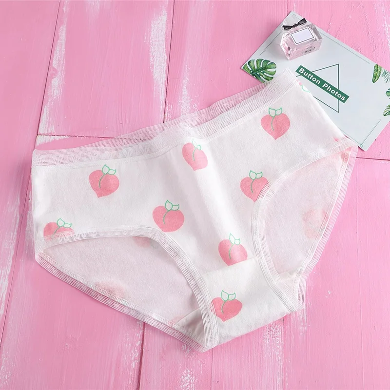 Новое милое нижнее белье женские хлопковые японские мягкие трусики с мультяшным