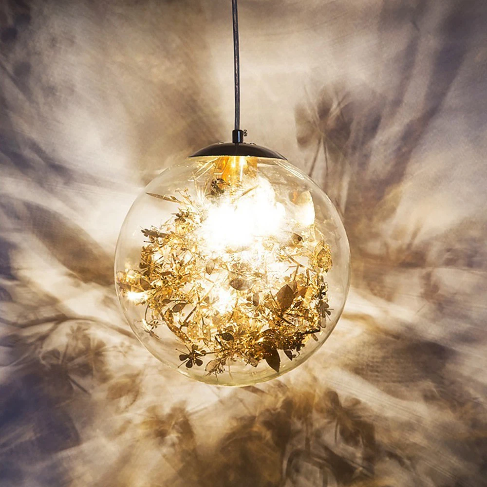 Скандинавский E27 подвесной светильник креативные подвесные светильники Золотой