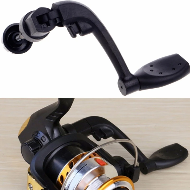 

High Quality Universal Black Plastic Fishing Reel Handle Knob Crank Handle Rock Arm Spinning Wheel Grasp Fishing Rod Rocker