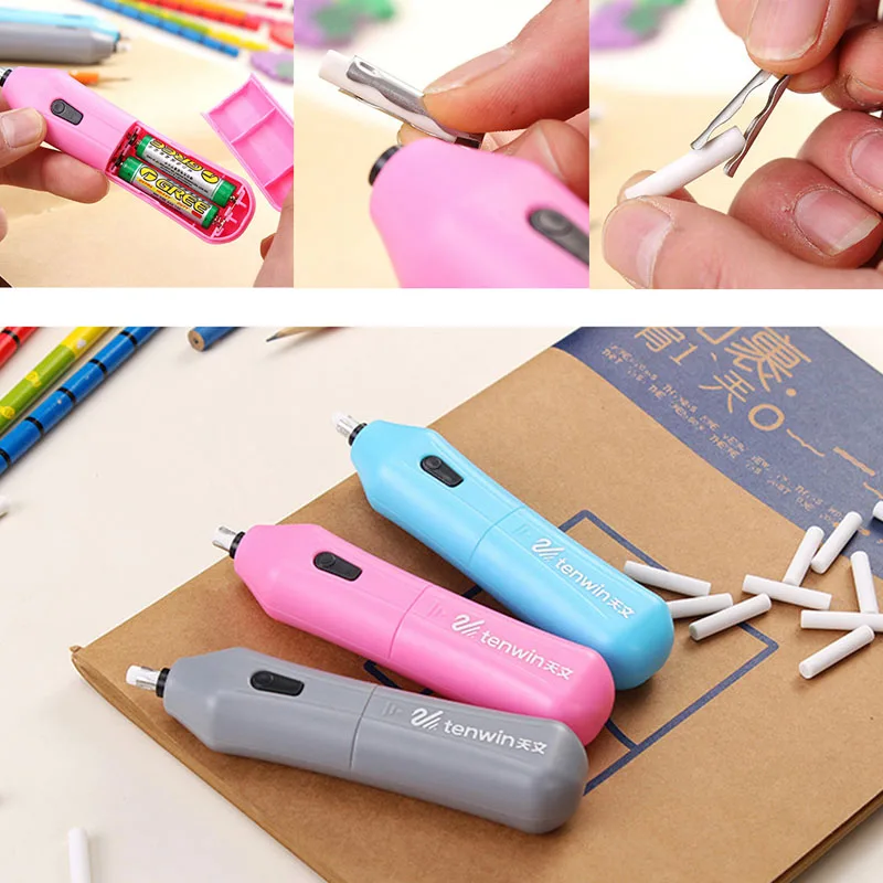 Ручной Электрический ластик в комплекте работающий от аккумулятора