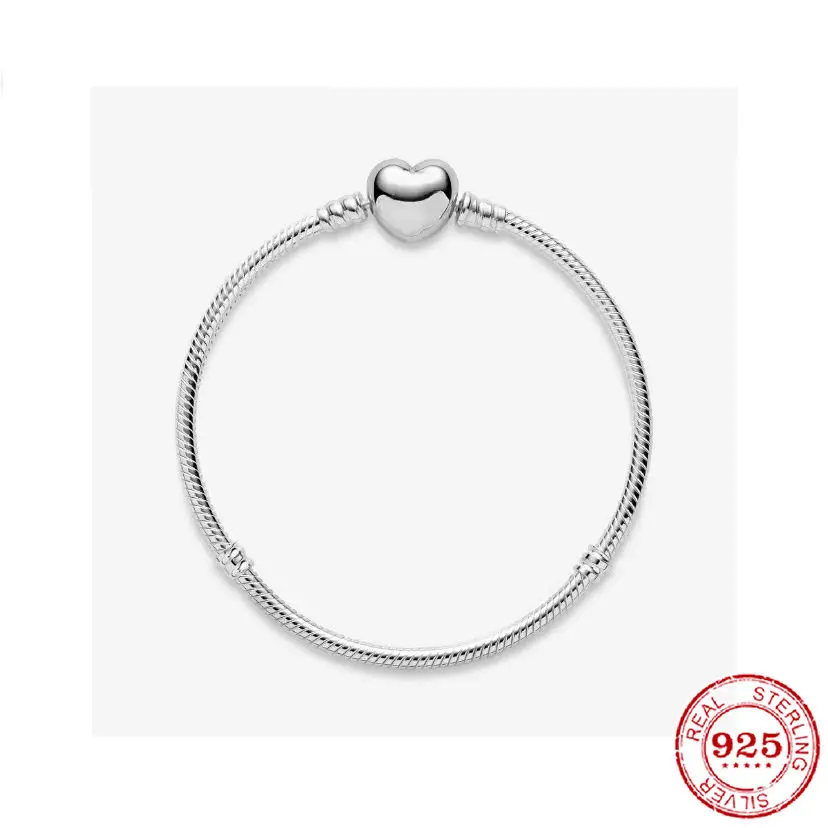 

Pulsera de cuentas de plata esterlina S925 para mujer, accesorio Original de cuentas de Pan, joyera de moda para mujer, regalo