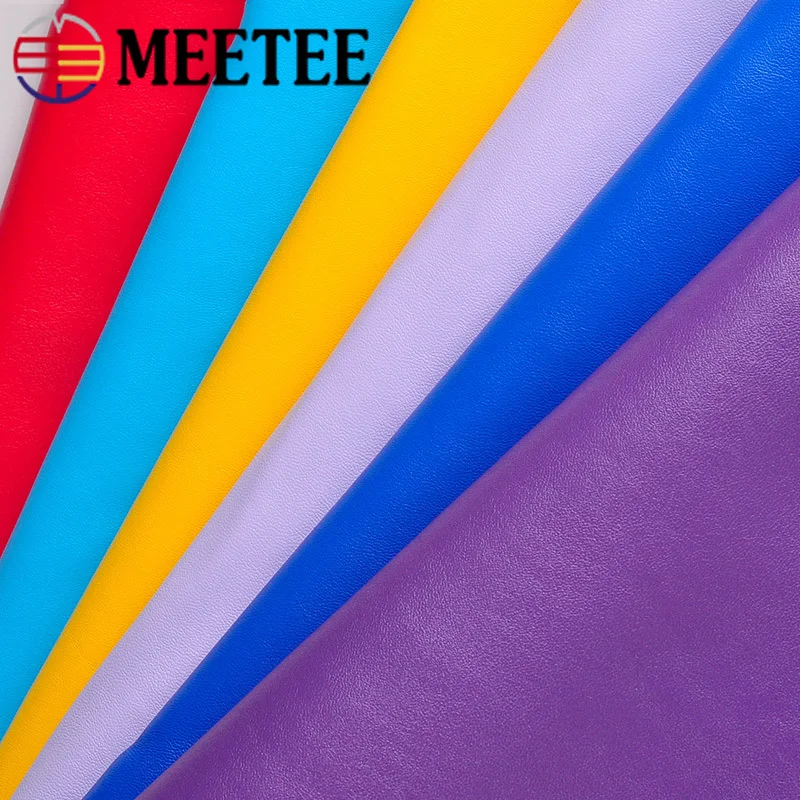 Meetee 50x137 см искусственная кожа ткань мягкая для шитья DIY шитье брюки платье