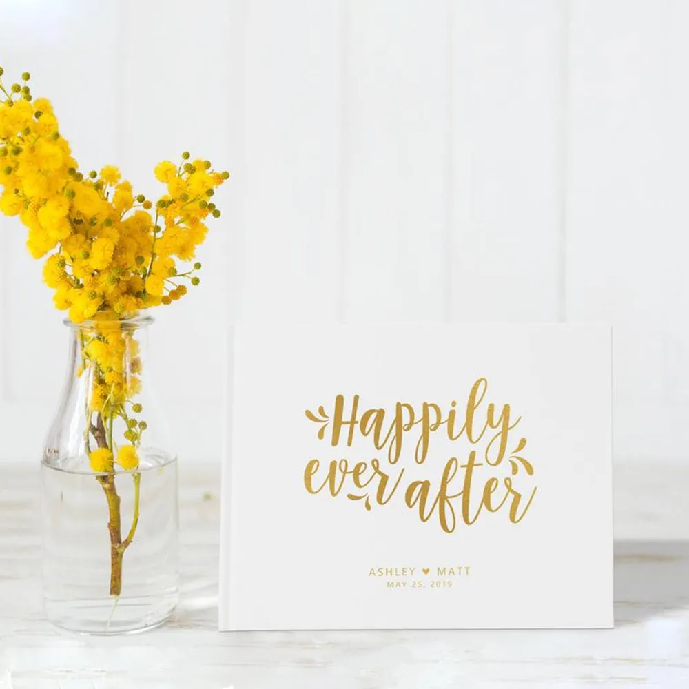 Персонализированная книга с надписью Mr и Mrs гостевая для свадьбы на любом