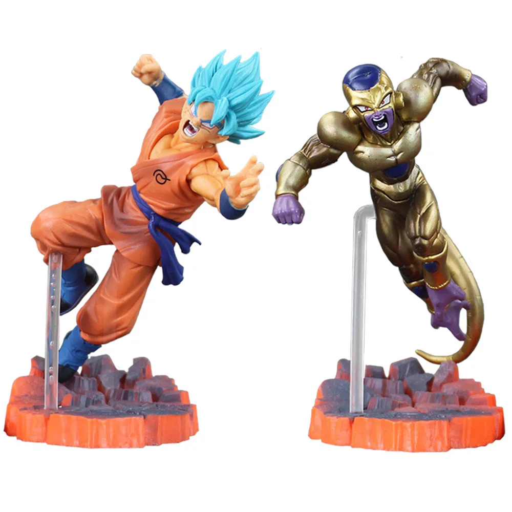 15 см Драконий жемчуг Z DBZ Супер сайян Сон Гоку Фриза Freeza прыжок сражение Боевая