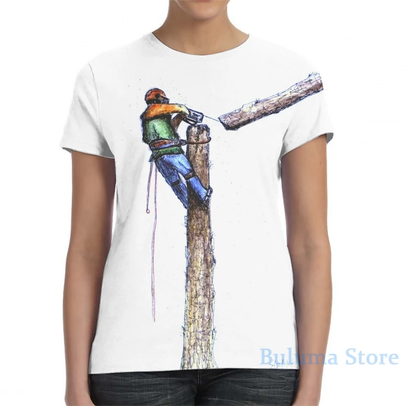 Футболка Arborist с изображением дерева хирурга лемберджека логгера бензопилы (2)