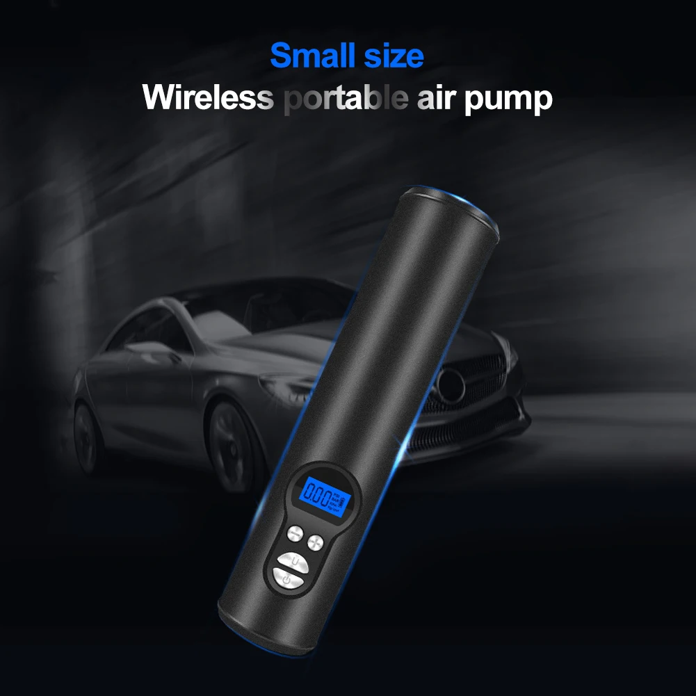 12V 150PSI Portable Universal Car Air Compressor Mini Inflatable Electric Pump Rechargeable Pump With LED Emergency Light 2017 inflatable mushroom model with led light