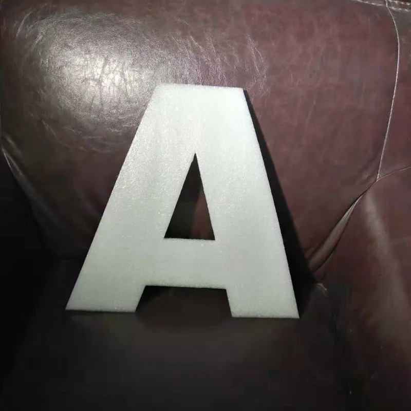 Пенопластовые буквы белая губка Φ 26 букв алфавита имя комбинированное украшение