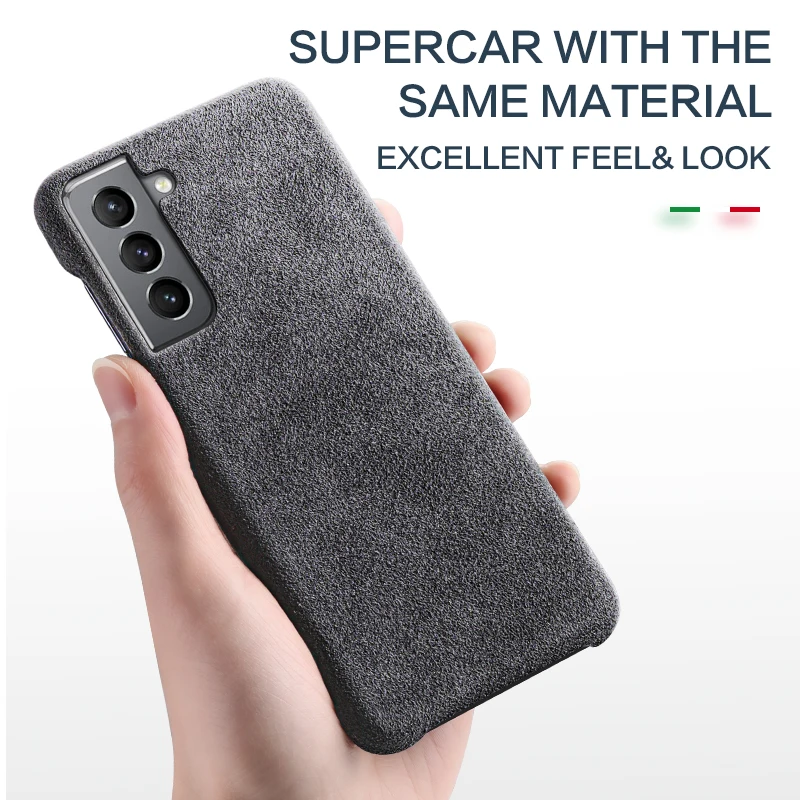 alcantara case for samsung galaxy s21 ultra case s20 plus note20 5g s21 s21s leather all inclusive mobile phone cases free global shipping