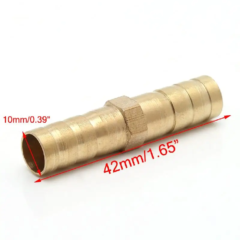10mm Прямой шланг 8 мм колючий соединитель воздушный топливный водопровод газовая трубка - Цвет: 10mm