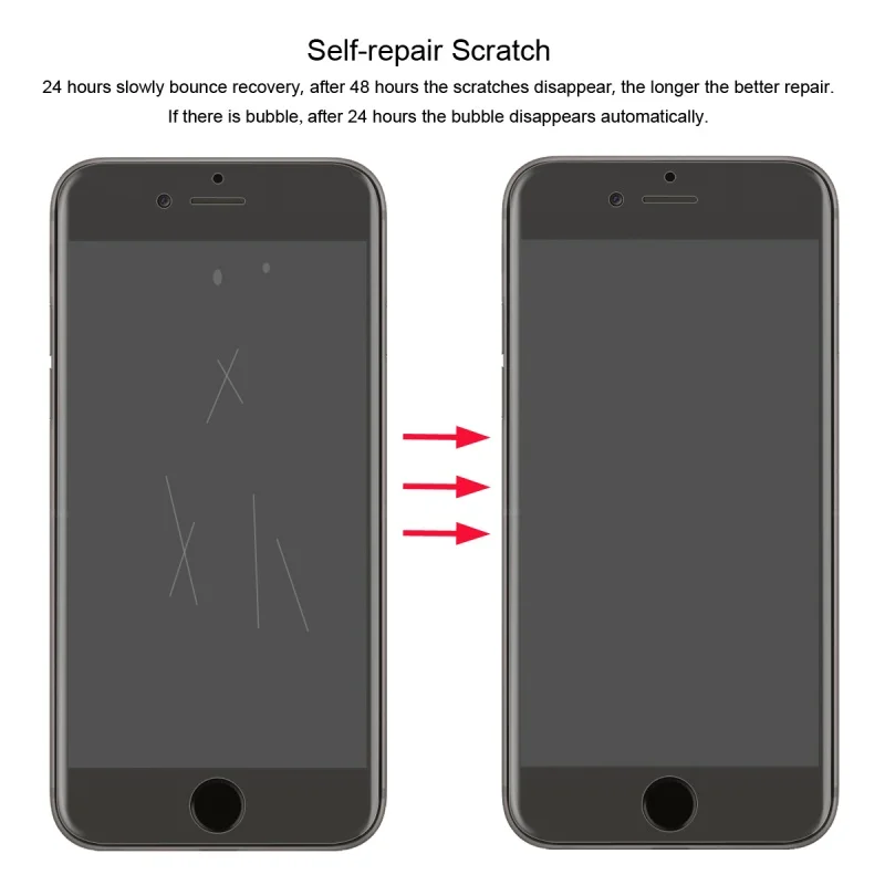 JGKK для iPhone8 Plus X XS Max высокопрозрачная мягкая защитная пленка из ТПУ Apple iPhone 6 6S 7 8 |