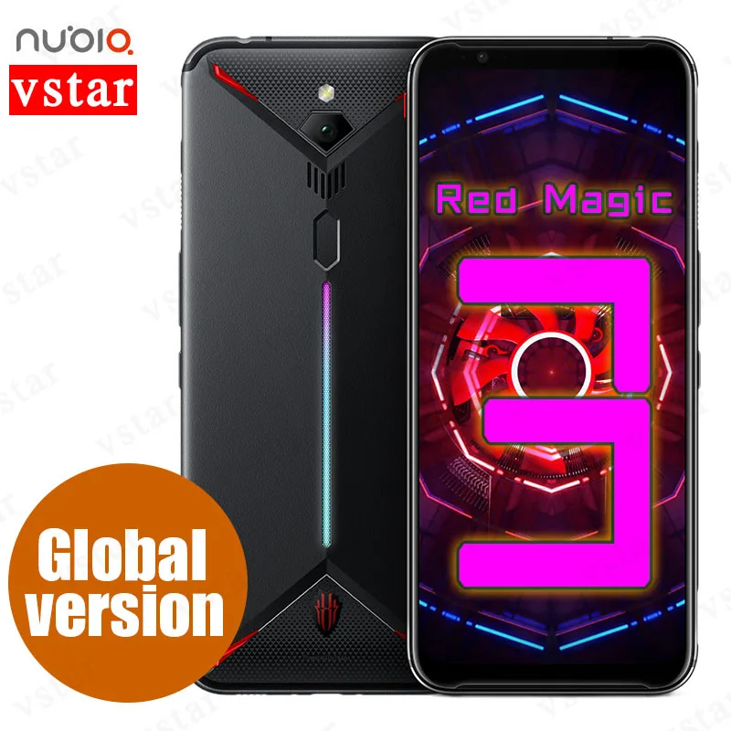 Глобальная версия, Смартфон zte nubia Red Magic 3, 6,65 дюймов, Snapdragon 855, фронтальная, 48 МП, 8 ГБ, 128 ГБ, 5000 мАч, игровой мобильный телефон