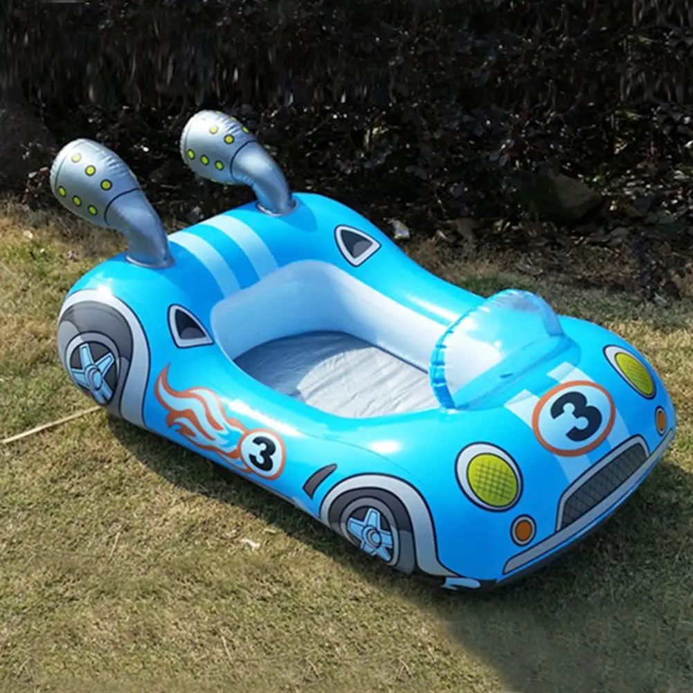 

Child Swimming Ring Baby Pool Seat Float Aid Trainer Water Cartoon Boat