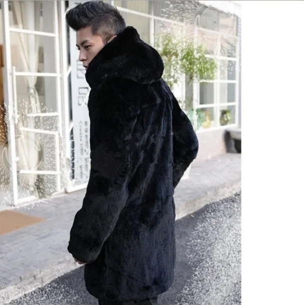 Jaqueta De Couro Masculina 2020 куртка из искусственного меха норки пальто 5XL 6XL размера плюс